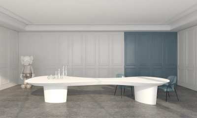 现代异形桌几3D模型下载